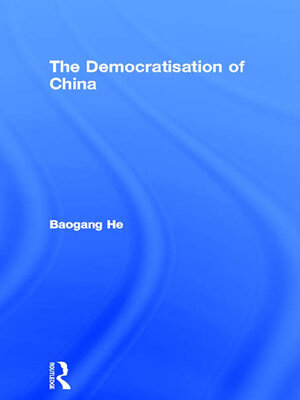 cover image of The Democratisation of China